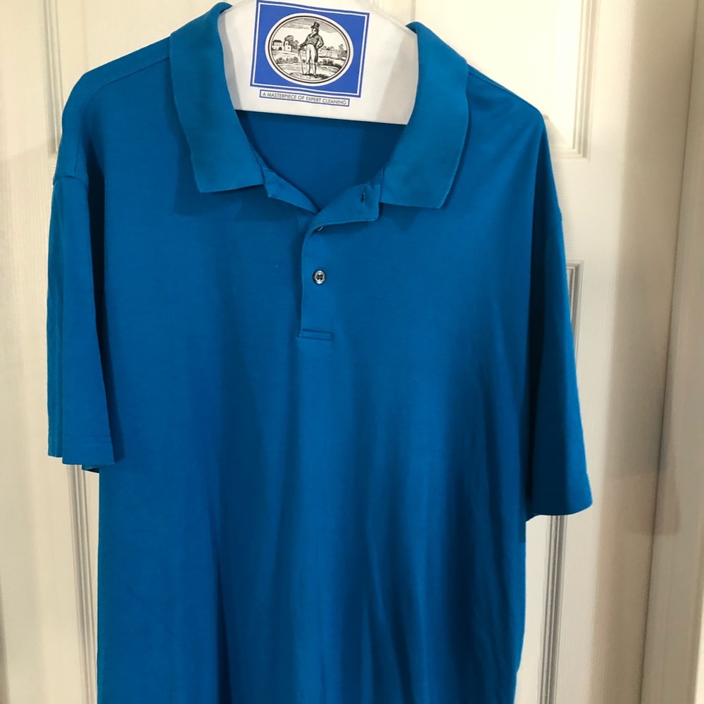 Kenneth Robert’s Blue Polo